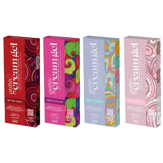 Gelish Solid Cream Gel Collection, 24 Color Palette