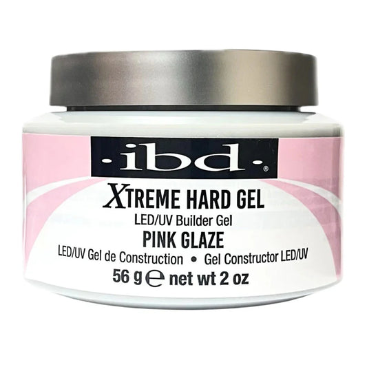 IBD Xtreme Hard Gel LED/UV Builder Gel - Pink Glaze 2oz - Nex Beauty Supply
