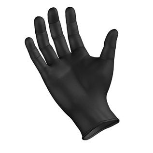 SemperMed Gripstrong Black Nitrile Powder Free Gloves 100pcs Black
