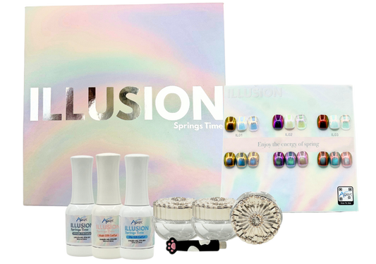 AORA CHROME CAT EYE ILLUSION SPRING TIME KIT/8PCS