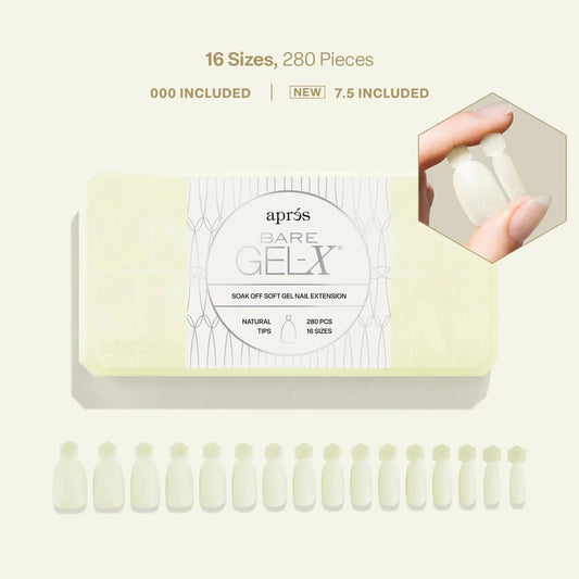 Apres Bare Gel-X Natural Box of Tips 280pcs