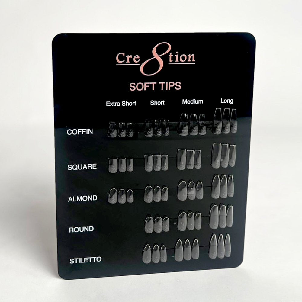 Cre8tion Soft Gel Tips - ALMOND