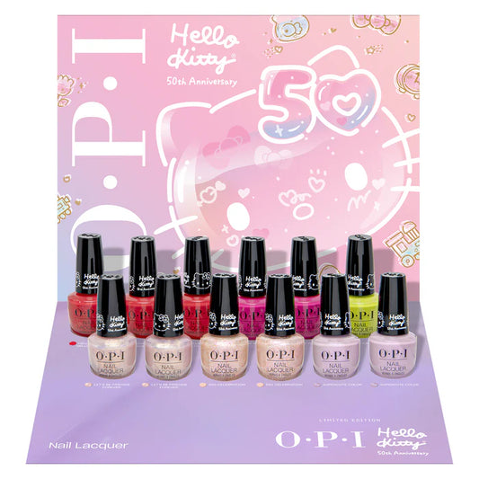 Click to expand OPI - Summer Limited Hello Kitty Collection - Nail Lacquer 12pcs - WITH DISPLAY
