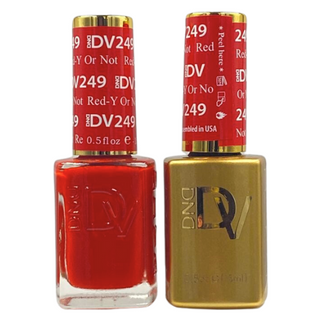 DND Gel & Polish Diva Duo - 249 Red-Y Or Not