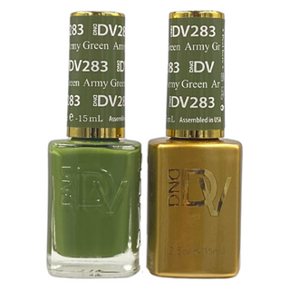 DND Gel & Polish Diva Duo - 283 Army Green