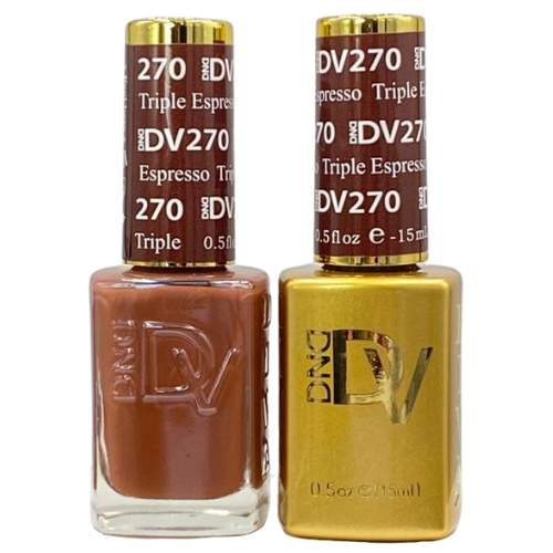 DND Gel & Polish Diva Duo - 270 Triple Espresso - Nex Beauty Supply