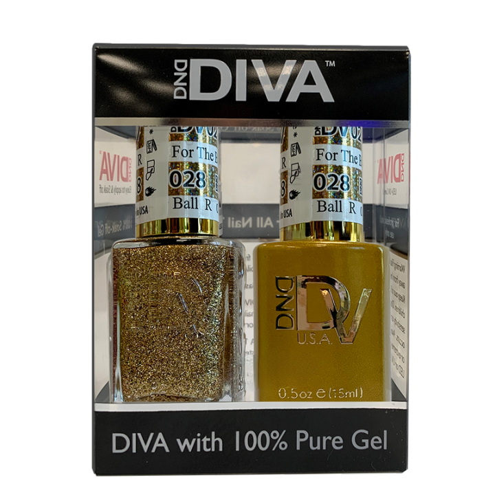 DND Gel & Polish Diva Duo - 028 Ready For The Ball