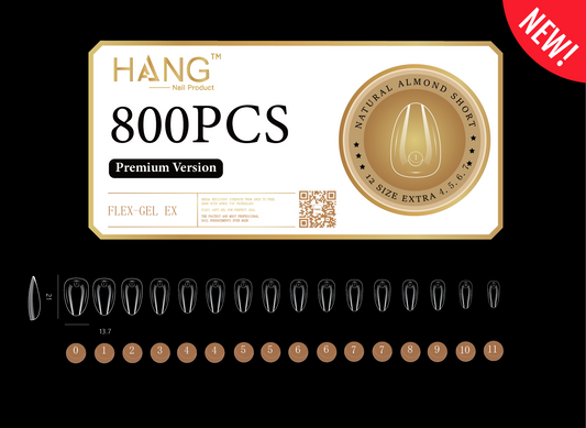 Hang Soft Gel Ex Nail Tip - Almond - Nex Beauty Supply