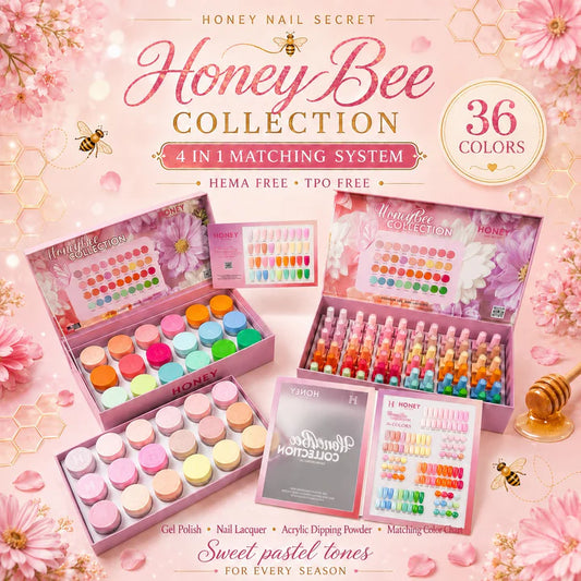 HONEY FULL LINE ACRYLIC + GEL & LACQUER 144 COLORS