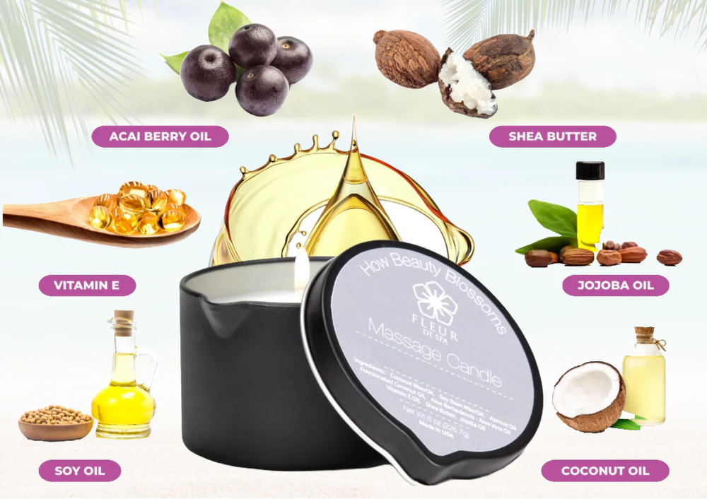 Fleur De Spa Massage Candle