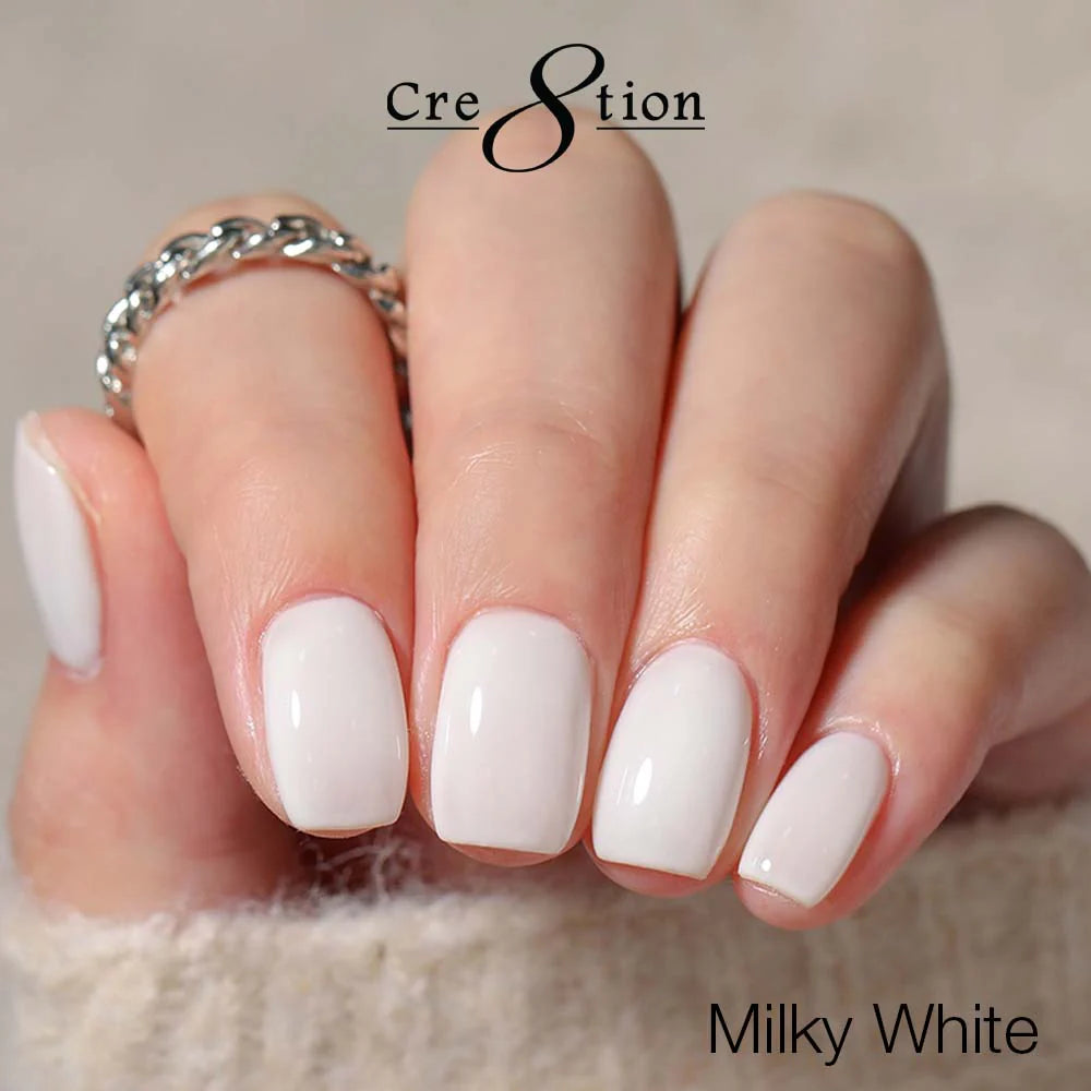 Cre8tion Milky White Gel 0.5oz