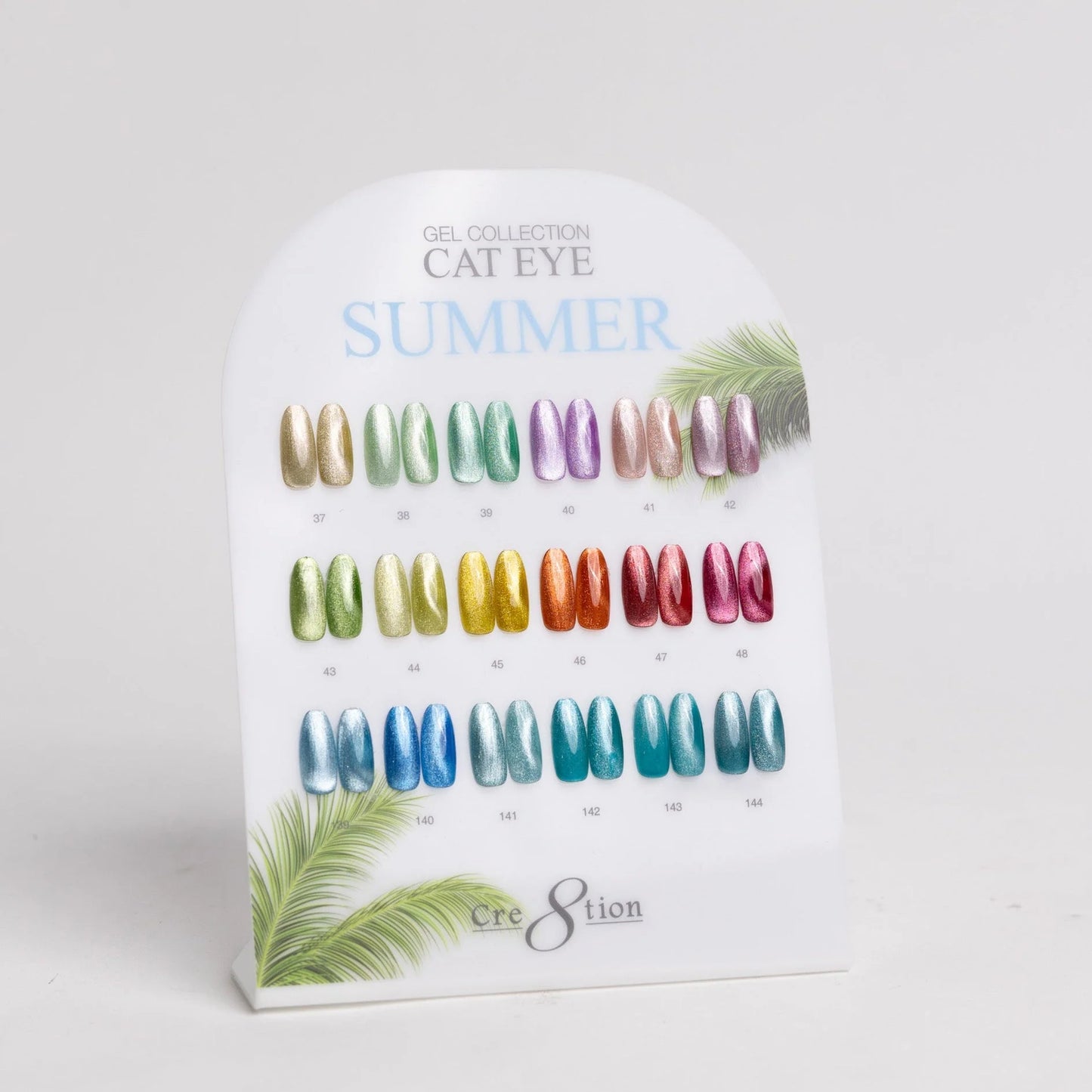 Cre8tion Cat Eye Gel 0.5oz - Summer Collection - 18 colors (#37-48 & #139-144)