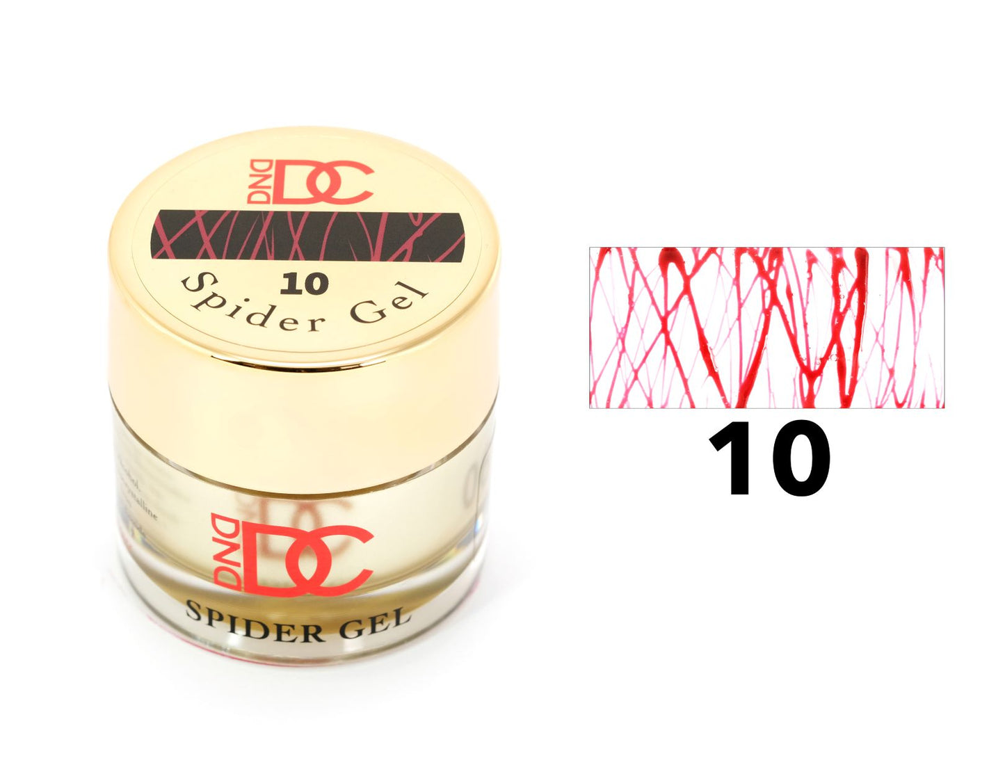 DC SPIDER GEL #10 – Red - Nex Beauty Supply