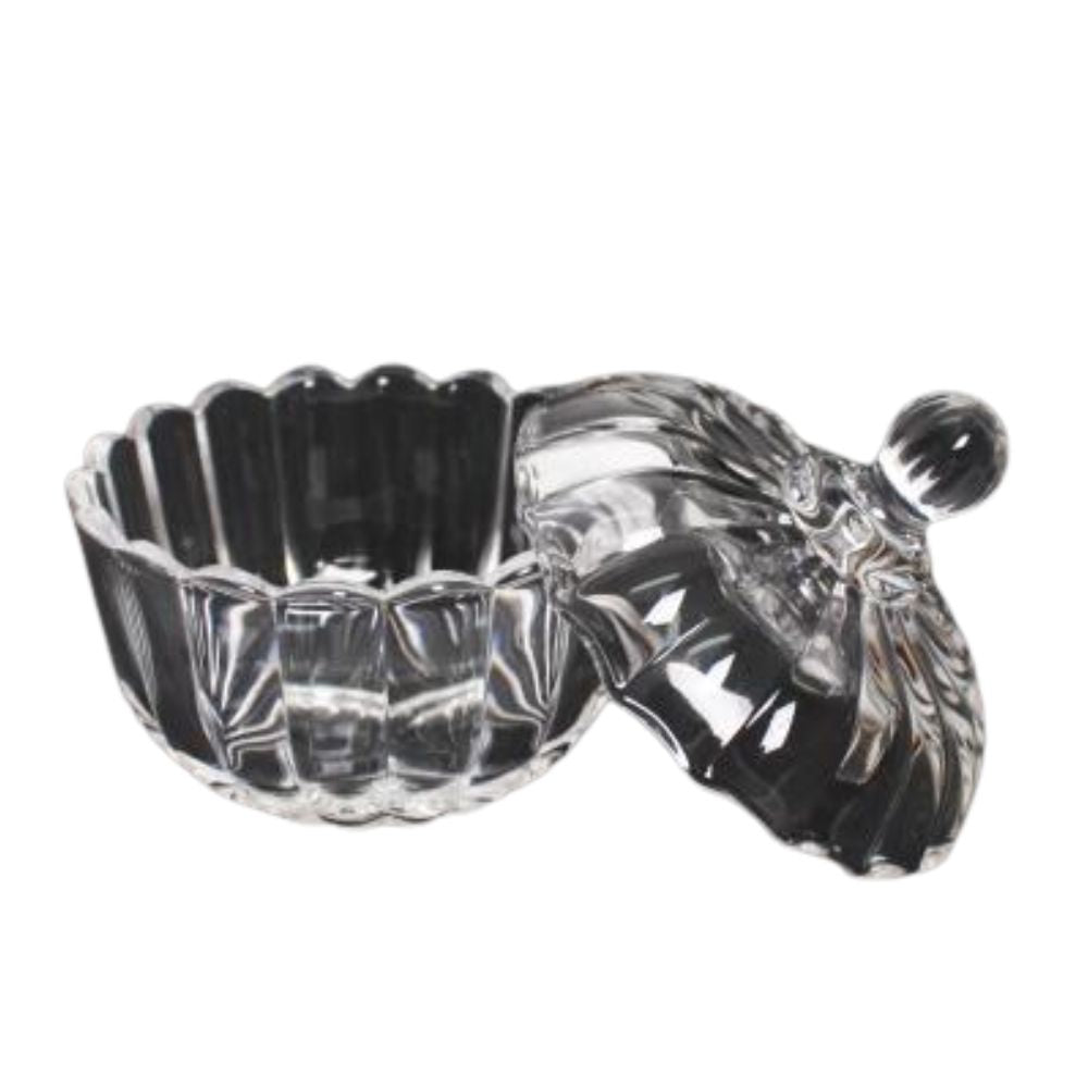 Pumpkin glass Jar & Cup with glass lid