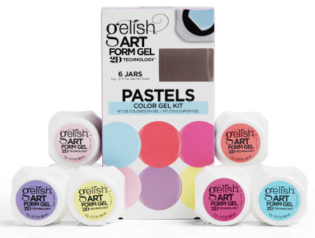 Gelish Art Form Gel 2D PASTEL COLOR GEL KIT