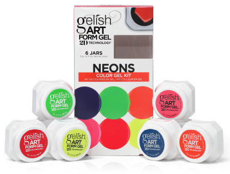 Gelish Art Form Gel 2D NEONS COLOR GEL KIT