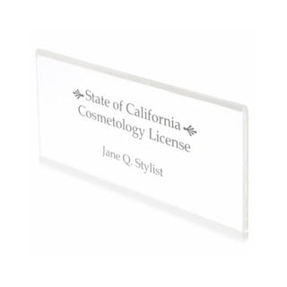 Wall-Mounted License Holder