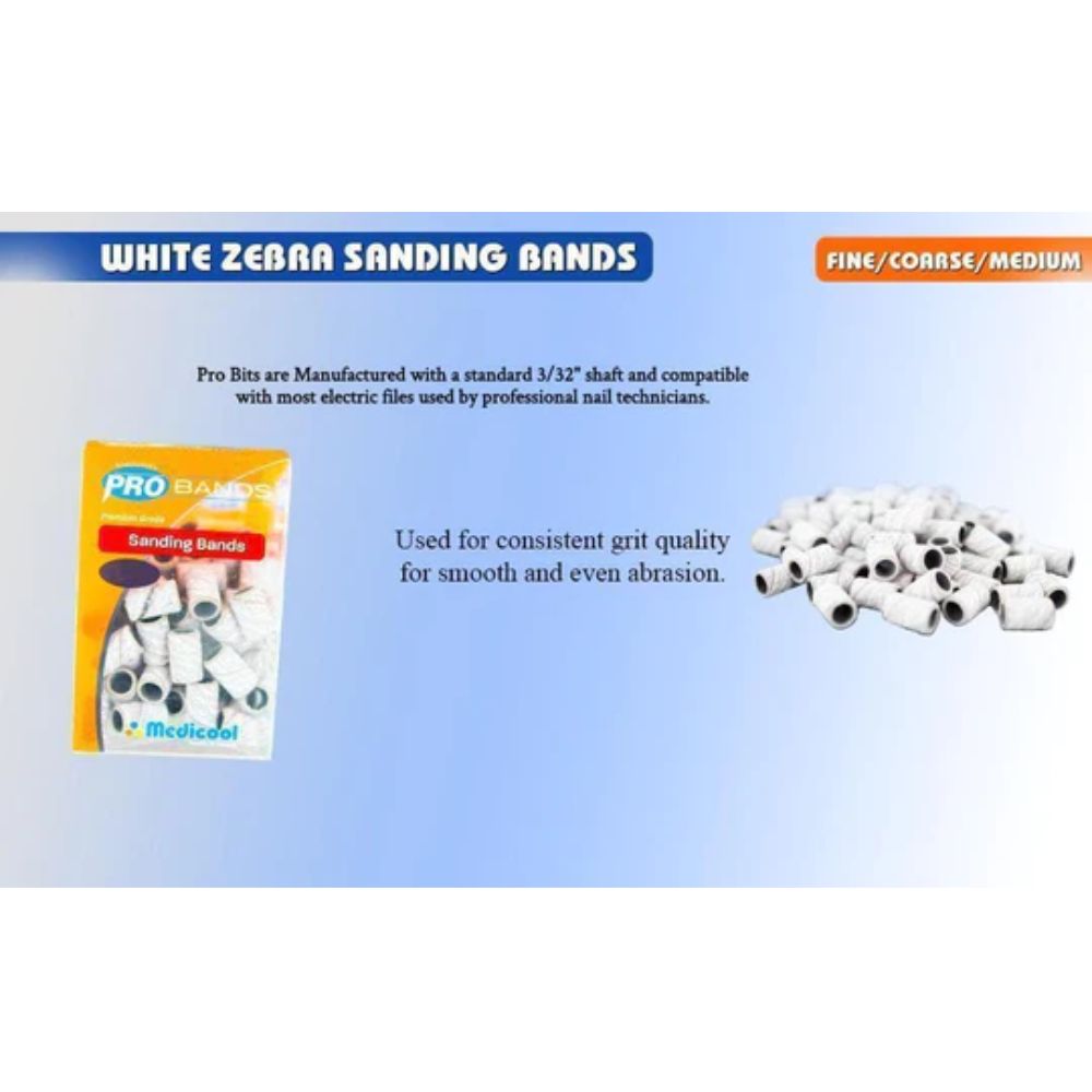 SANDING BANDS WHITE ZEBRA Pro Bits®