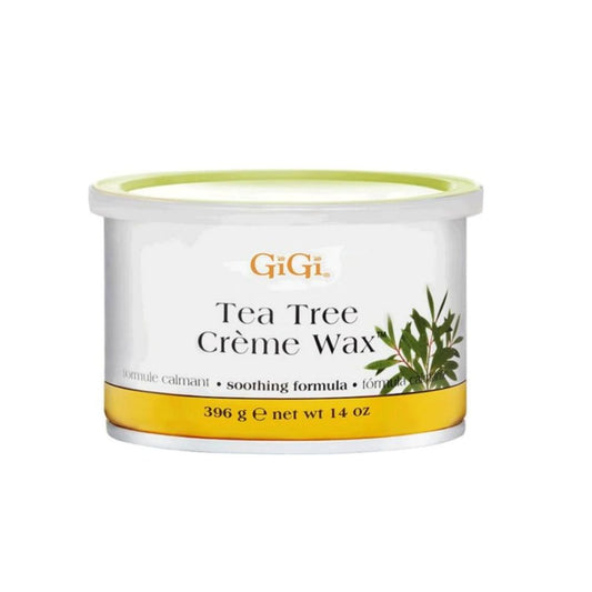 GIGI - TEA TREE CREME WAX 14 OZ - Nex Beauty Supply
