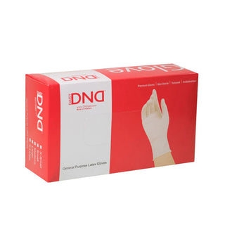 DND Latex Gloves, Powder Free CASE/10 BOXES