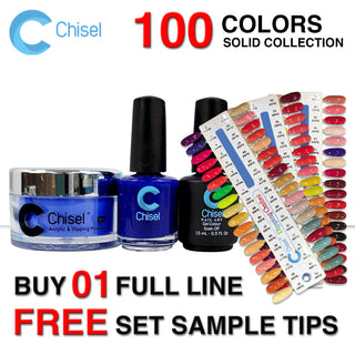 Chisel 3in1 Solid Collection Full line-100 colors