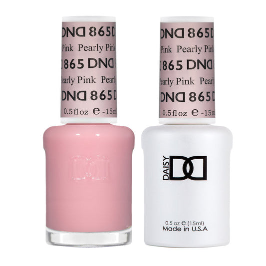 DND Gel & Lacquer Duo - Pearly Pink #865 - Nex Beauty Supply
