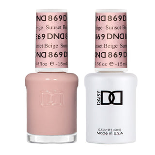 DND Gel & Lacquer Duo - Sunset Beige #869