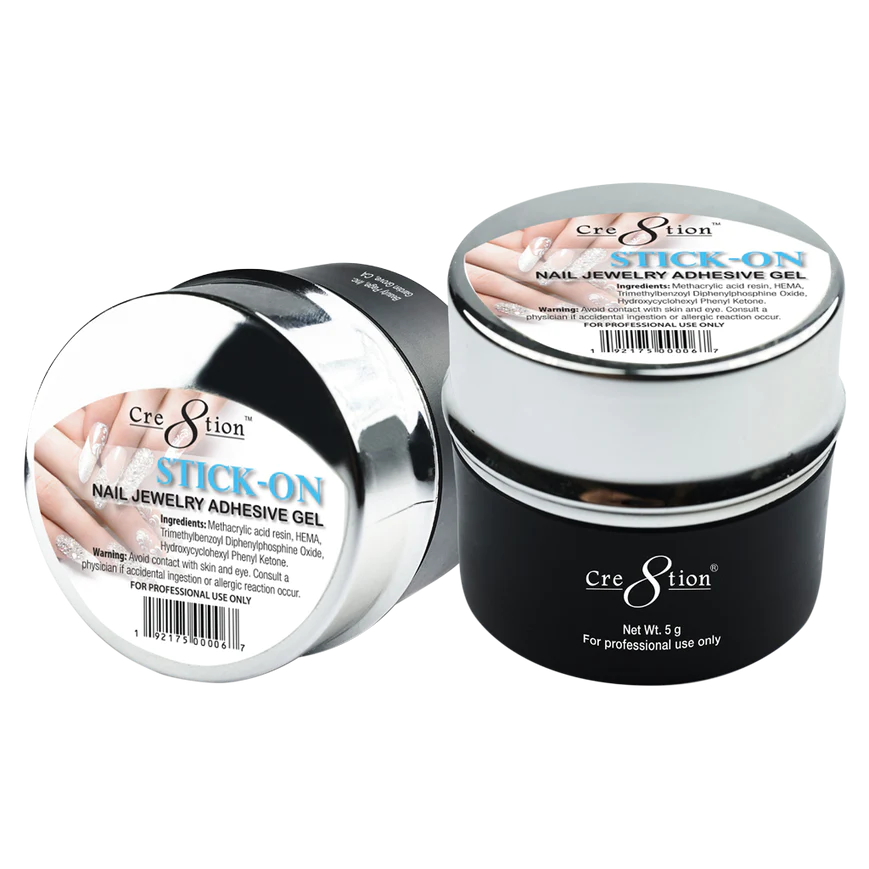 Cre8tion Stick-On Nail Jewelry Adhesive Gel 7.5g Thick