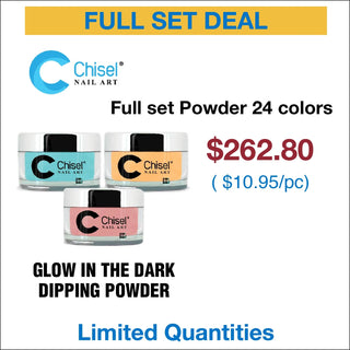 Chisel Glow in the Dark Full Collection - 24 colors
