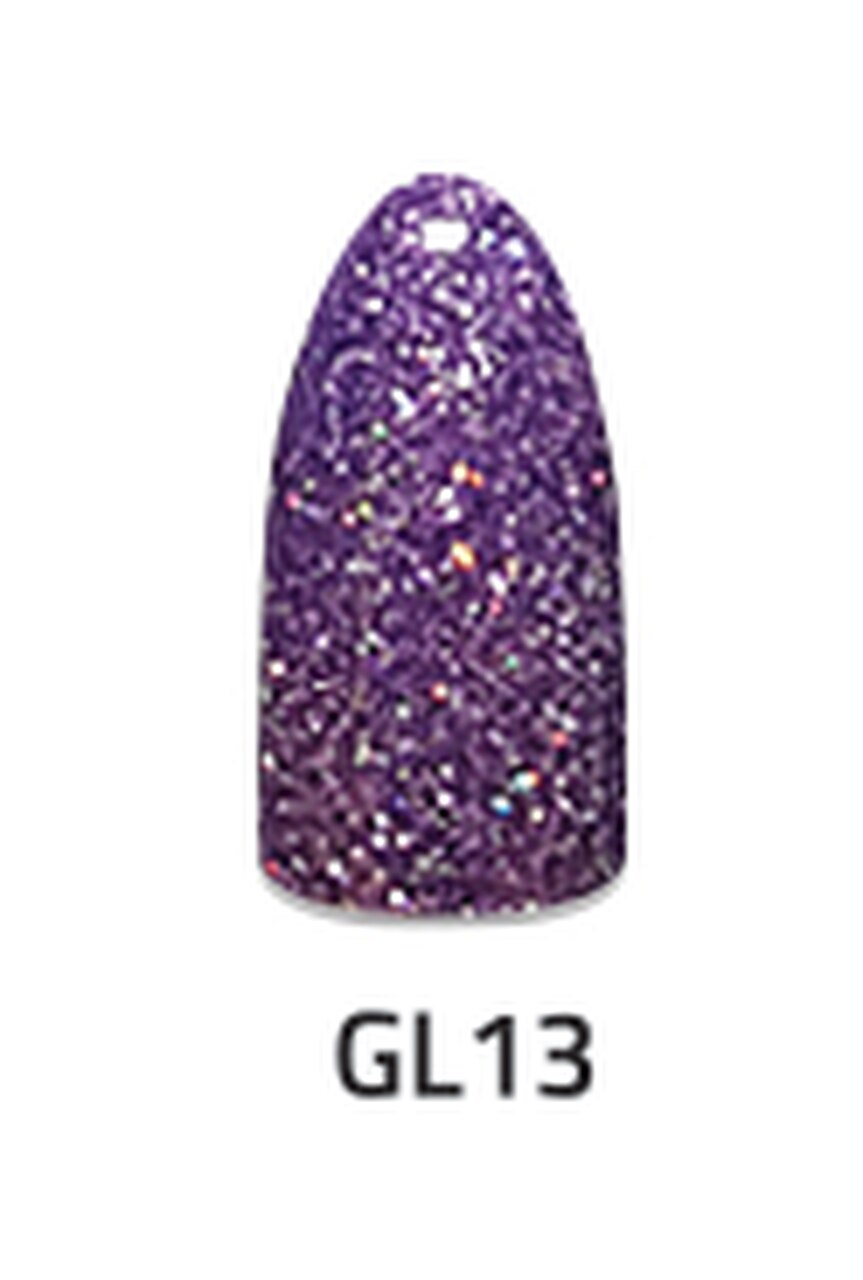 Chisel Acrylic & Dipping Glitter #13