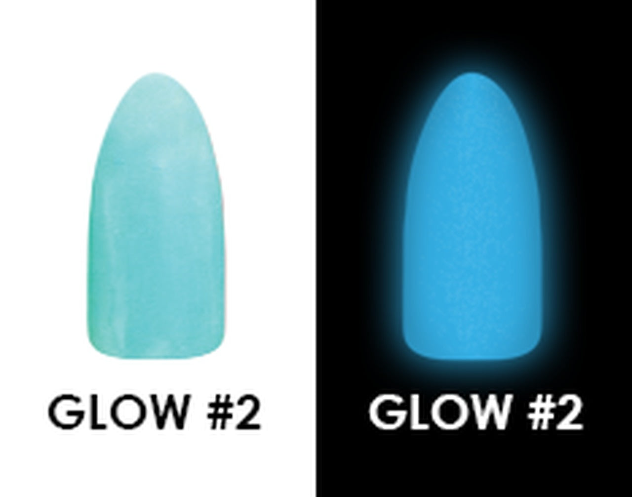 CHISEL ACRYLIC & DIPPING 2 OZ - GLOW #02