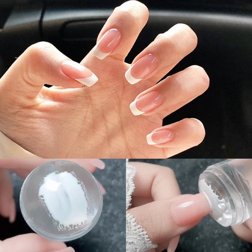 French Manicure Nail Stamp