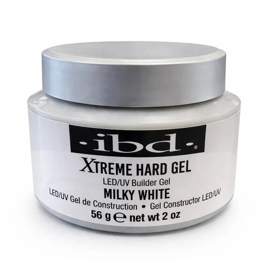IBD Xtreme Hard Gel LED/UV Builder Gel - Milky White 2oz