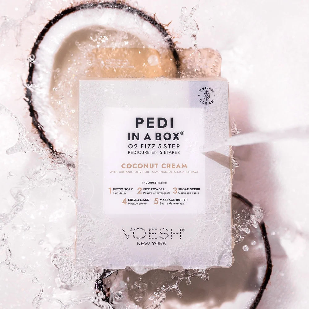 VOESH PEDI IN A BOX O2 FIZZ 5 STEP - Nex Beauty Supply