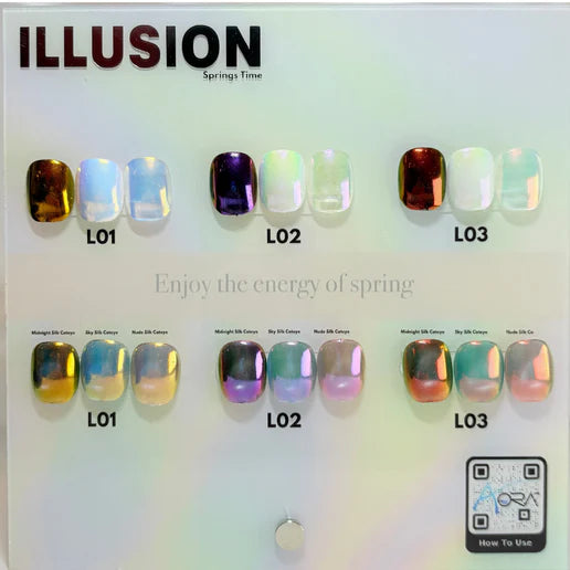 AORA CHROME CAT EYE ILLUSION SPRING TIME KIT/8PCS