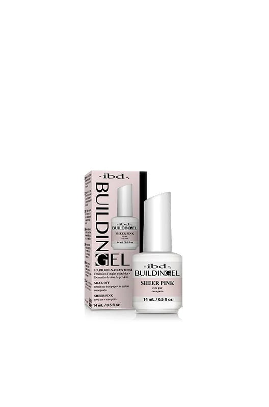 IBD Building Gel Sheer Pink 0.5 oz - Nex Beauty Supply