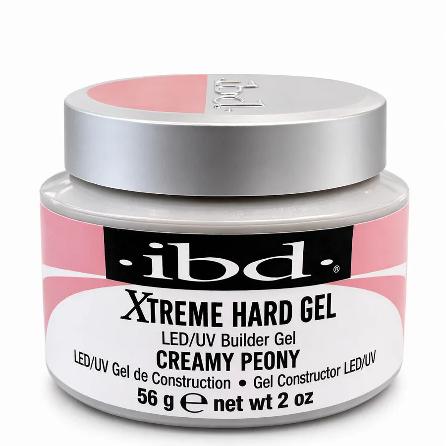 IBD Xtreme Hard Gel LED/UV Builder Gel - Creamy Peony 2oz - Nex Beauty Supply