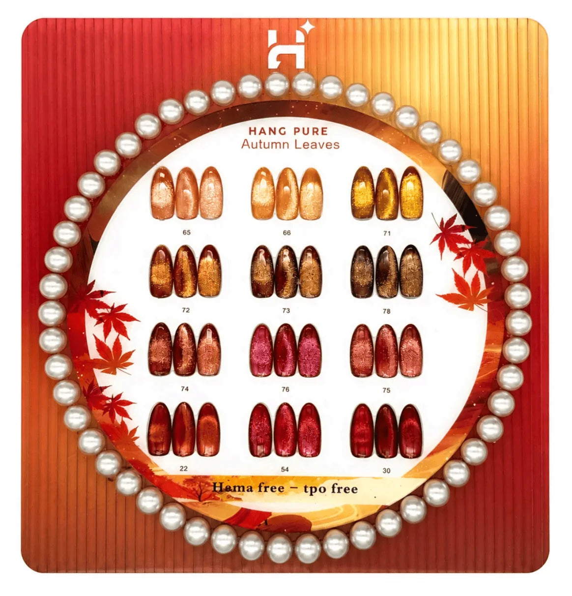 Autumn leaves Collection 12 Colors