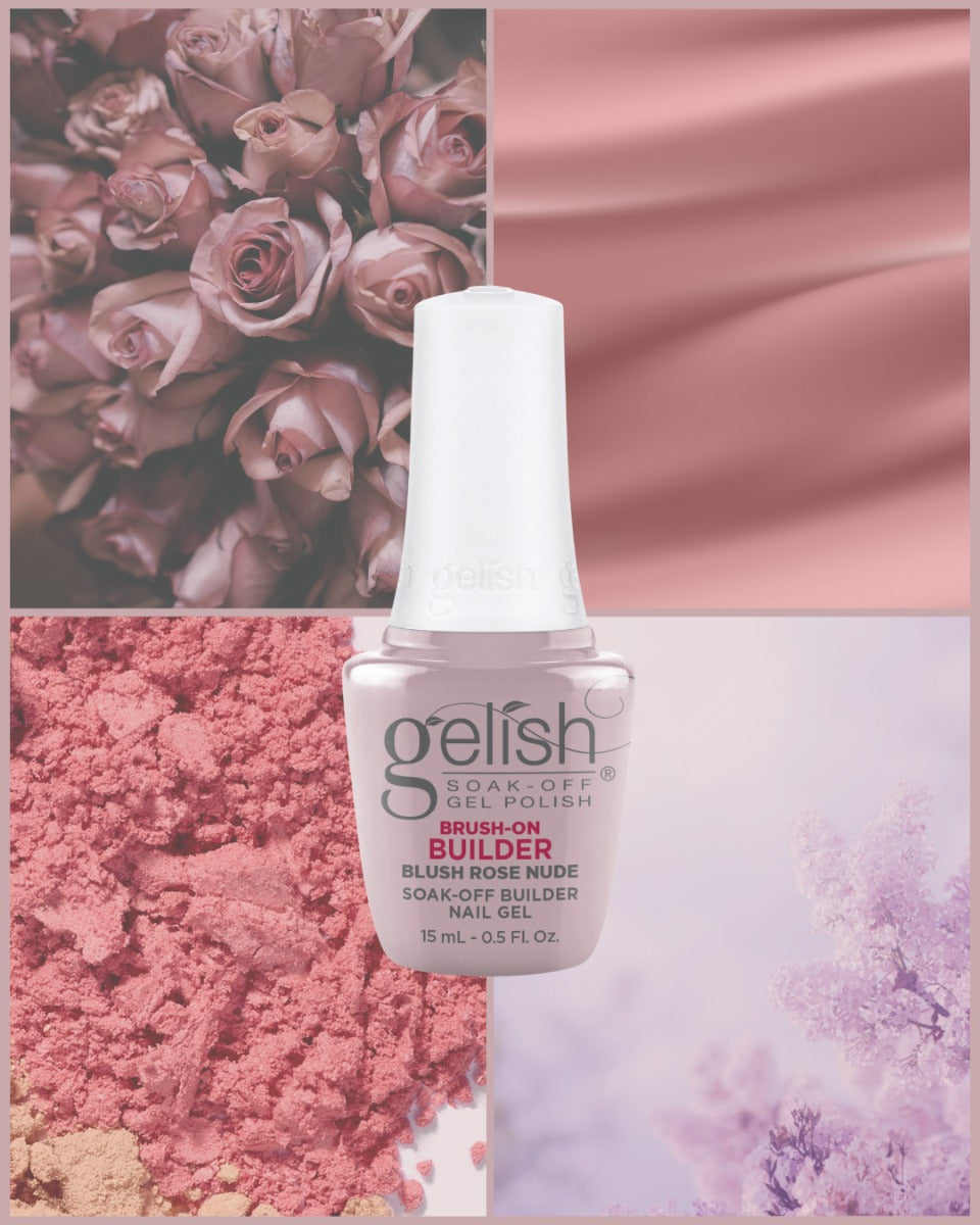 Gelish Brush-On Builder Blush Rose Nude, 0.5 fl. oz