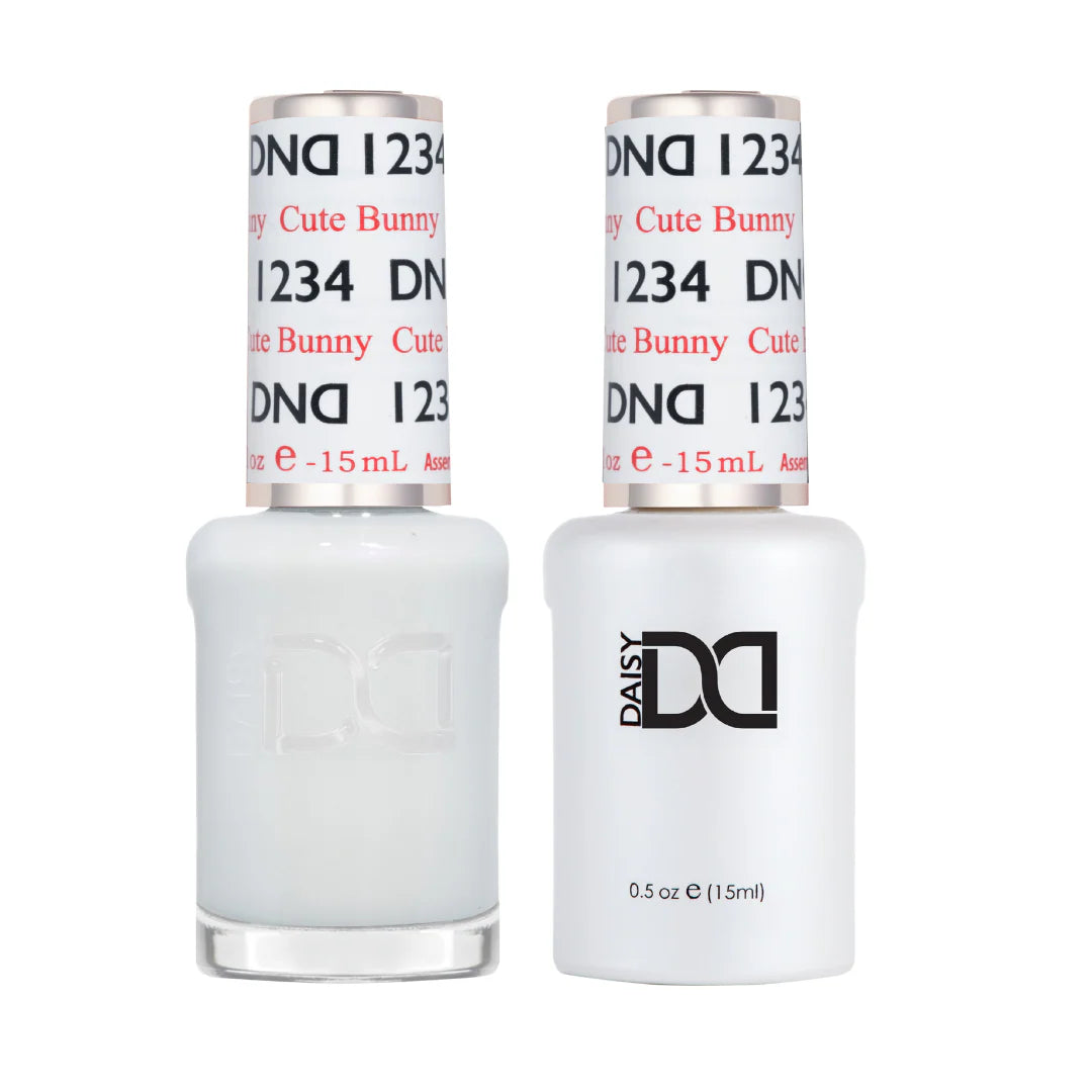 DND Gel & Lacquer Duo - Cute Bunny #1234