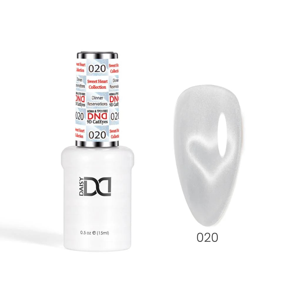 DND HEMA & TPO FREE 9D CAT EYE - 020 Dinner Reservations