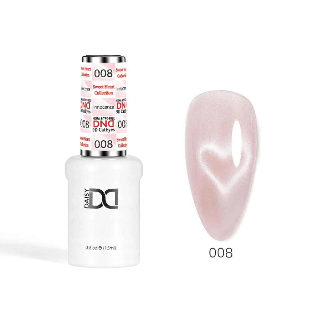 DND HEMA & TPO FREE 9D CAT EYE - 008 Innocence