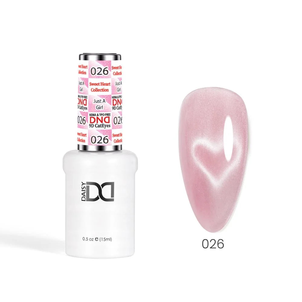 DND HEMA & TPO FREE 9D CAT EYE - 026 Just a Girl