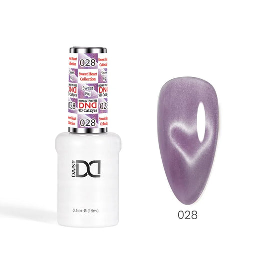 DND HEMA & TPO FREE 9D CAT EYE - 028 Sweet Fig - Nex Beauty Supply
