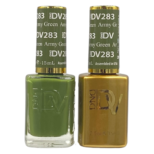 DND Gel & Polish Diva Duo - 283 Army Green