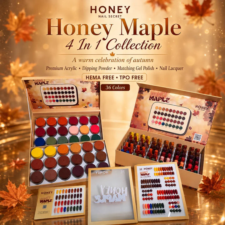 HONEY FULL LINE ACRYLIC + GEL & LACQUER 144 COLORS