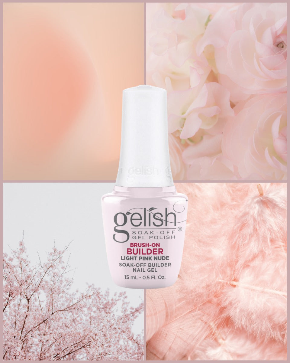 Gelish Brush-On Builder Light Pink Nude, 0.5 fl. oz.