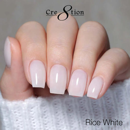 Cre8tion Rice White Gel 0.5oz