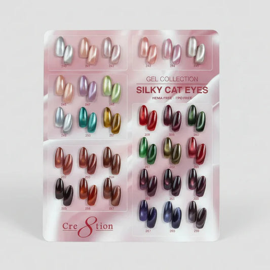Cre8tion Cat Eye Silky Kit - 30 Colors