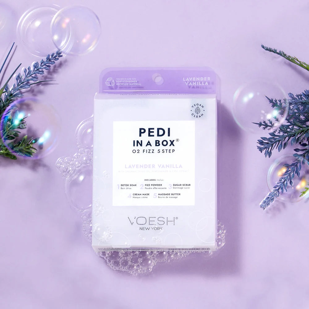 VOESH PEDI IN A BOX O2 FIZZ 5 STEP - Nex Beauty Supply